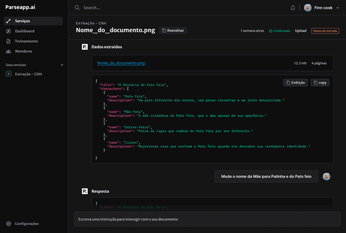 Extração Avançada de Dados